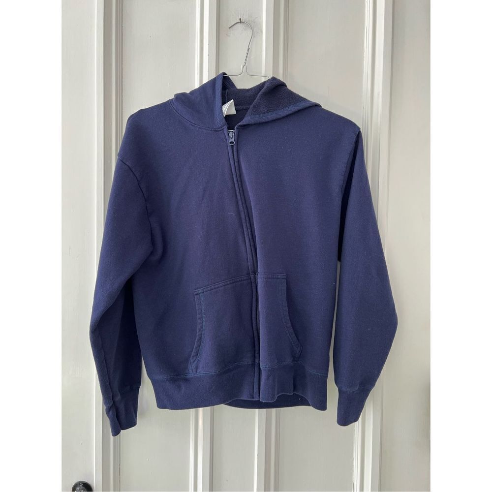 Hanes women’s navy blue hoodie sweatshirt w/ zipper L